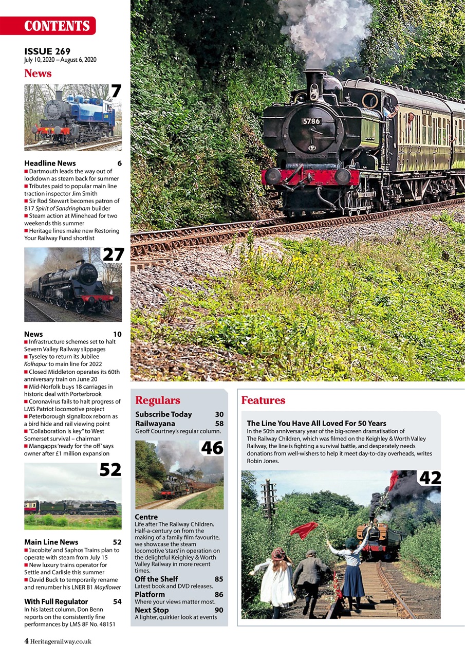Heritage Railway Preview Pages