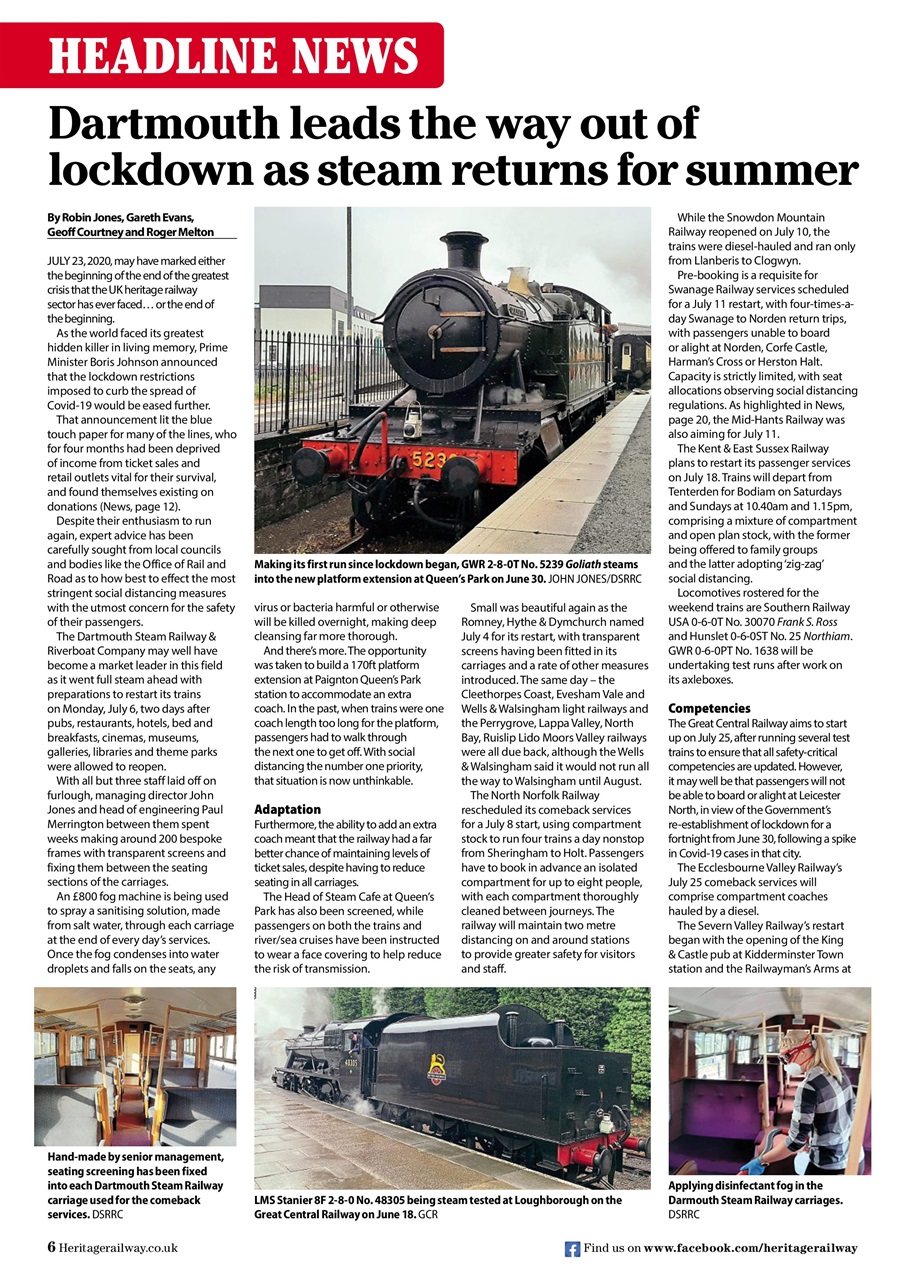 Heritage Railway Preview Pages