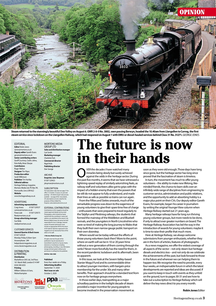 Heritage Railway Preview Pages