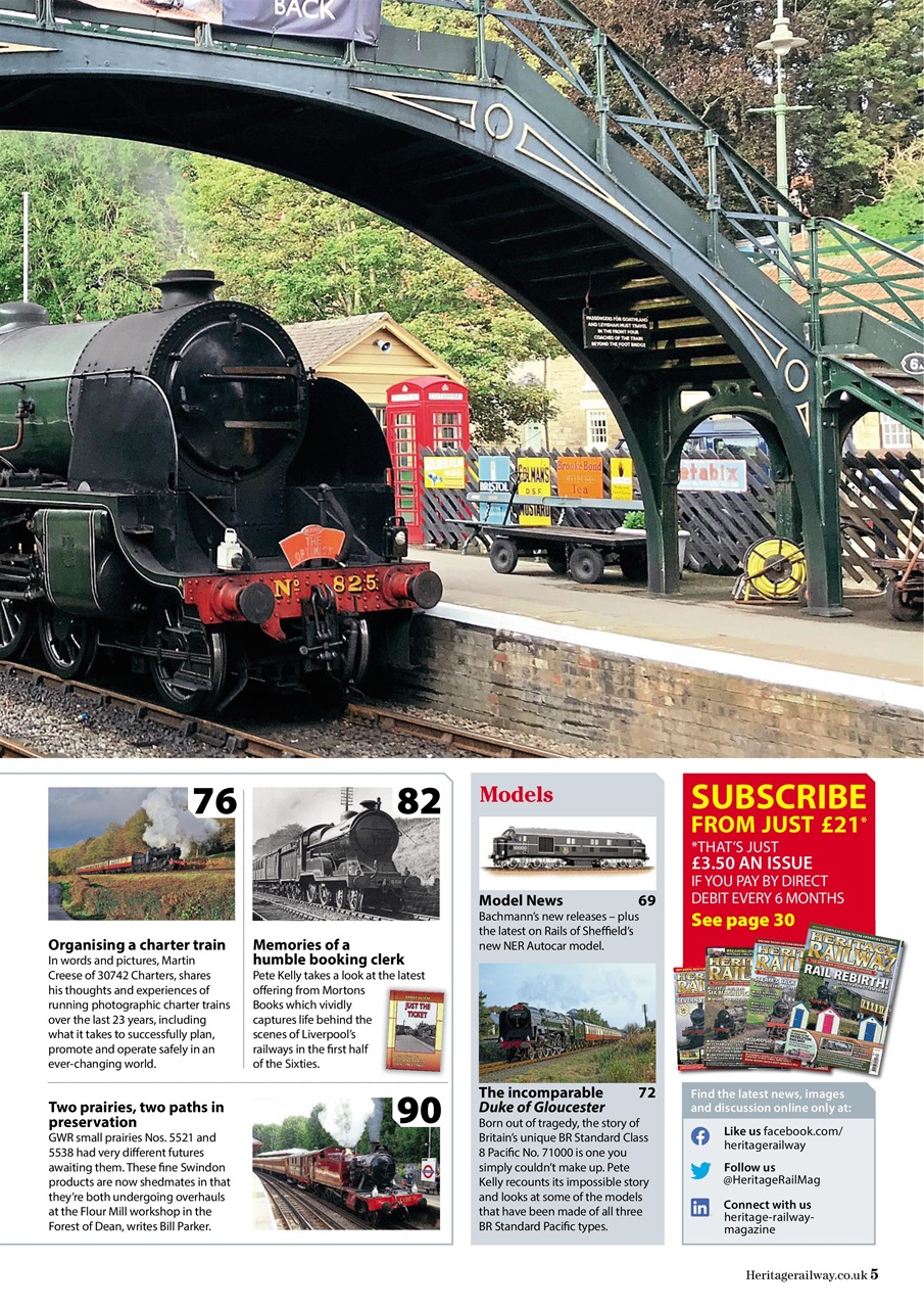 Heritage Railway Preview Pages
