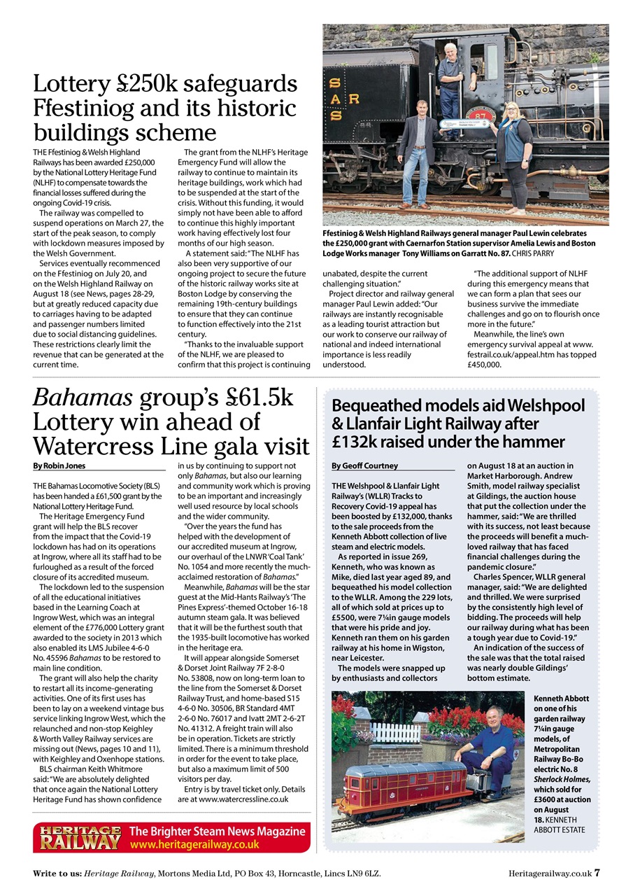 Heritage Railway Preview Pages