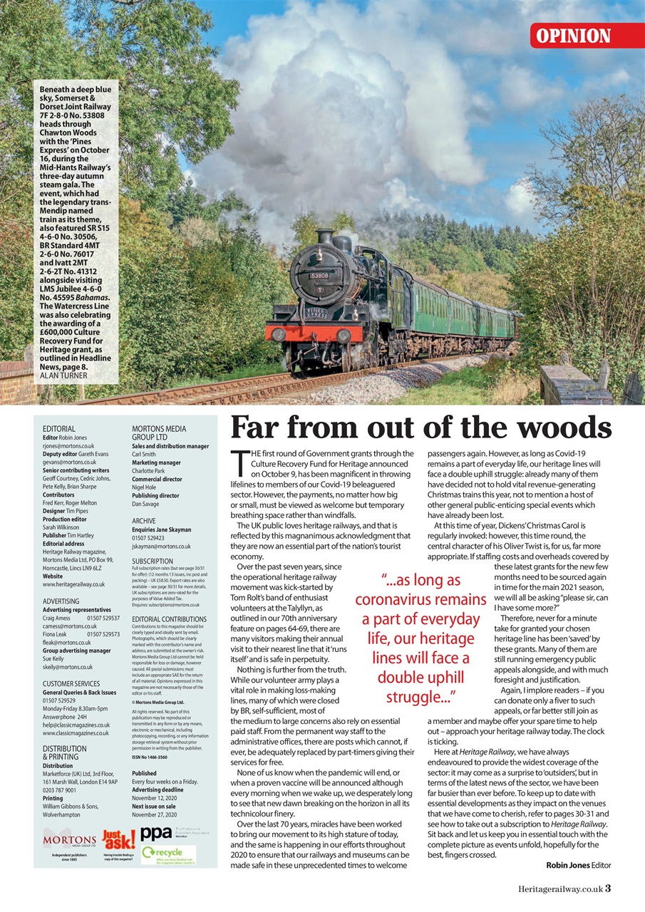 Heritage Railway Preview Pages