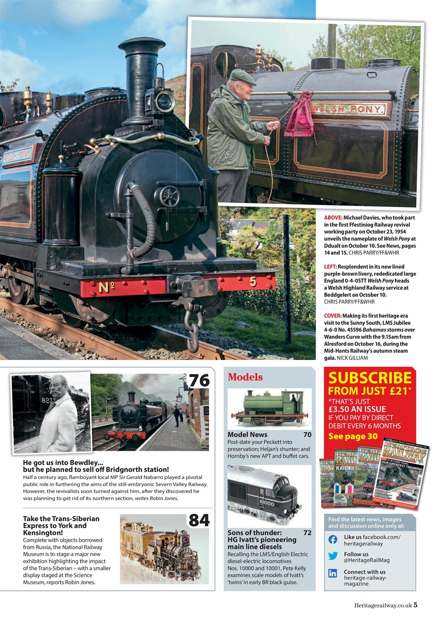 Heritage Railway Preview Pages
