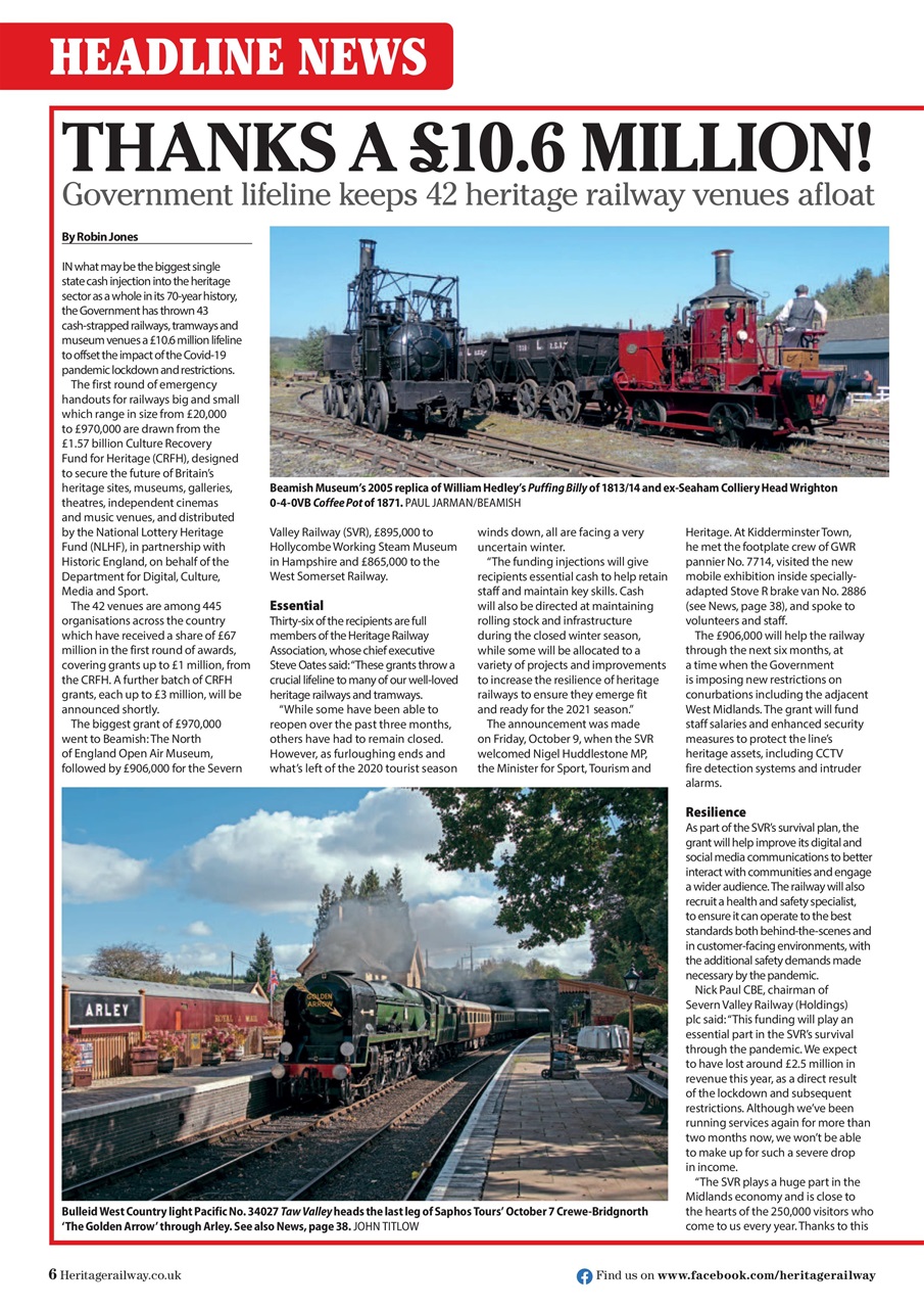 Heritage Railway Preview Pages