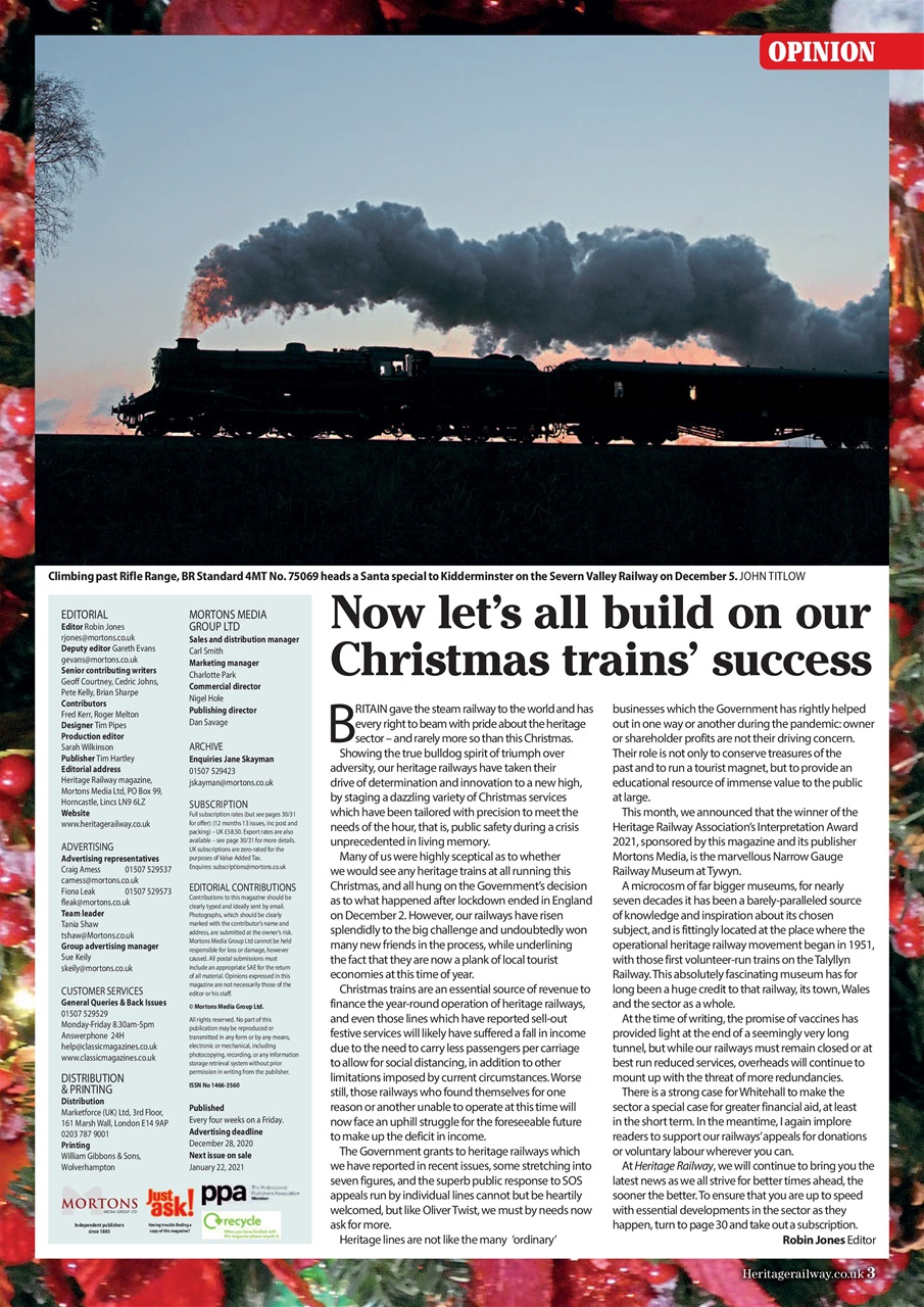 Heritage Railway Preview Pages