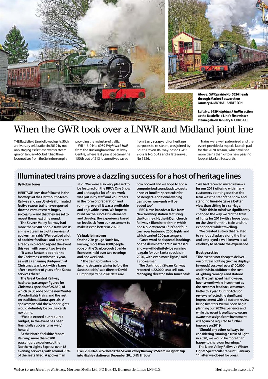 Heritage Railway Preview Pages