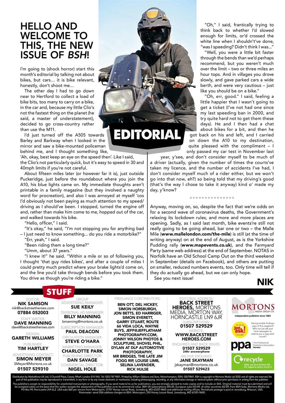 Back Street Heroes Preview Pages