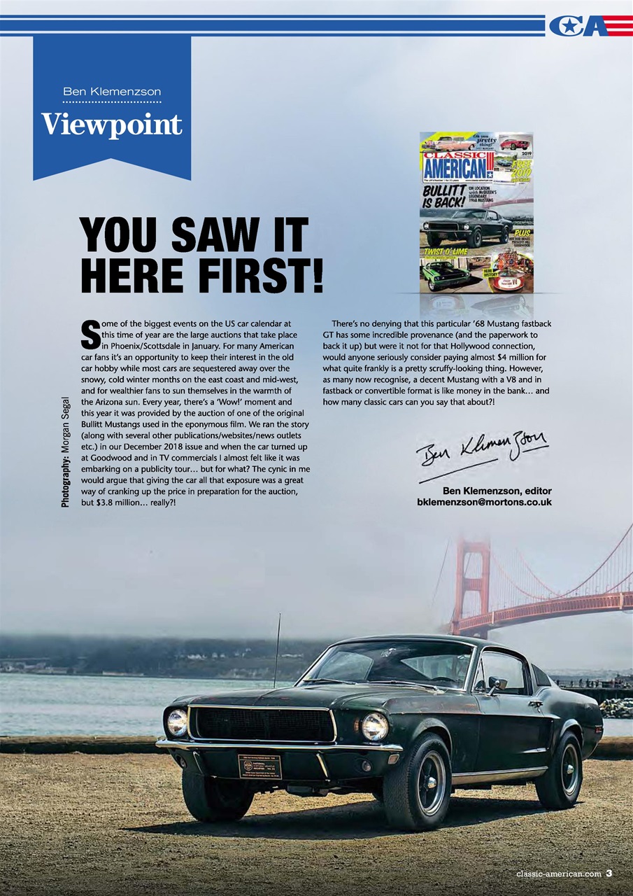 Classic American Magazine Preview Pages