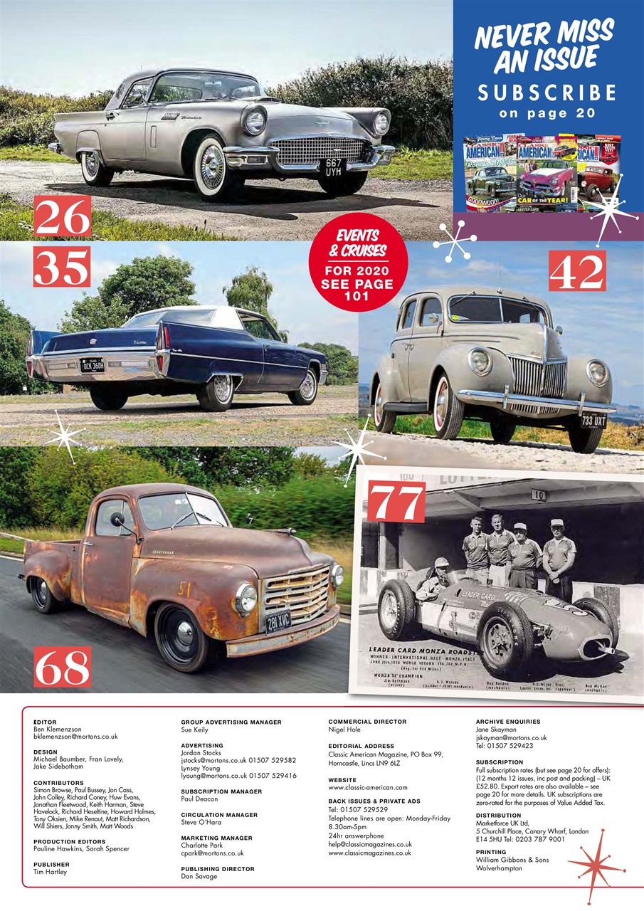 Classic American Magazine Preview Pages