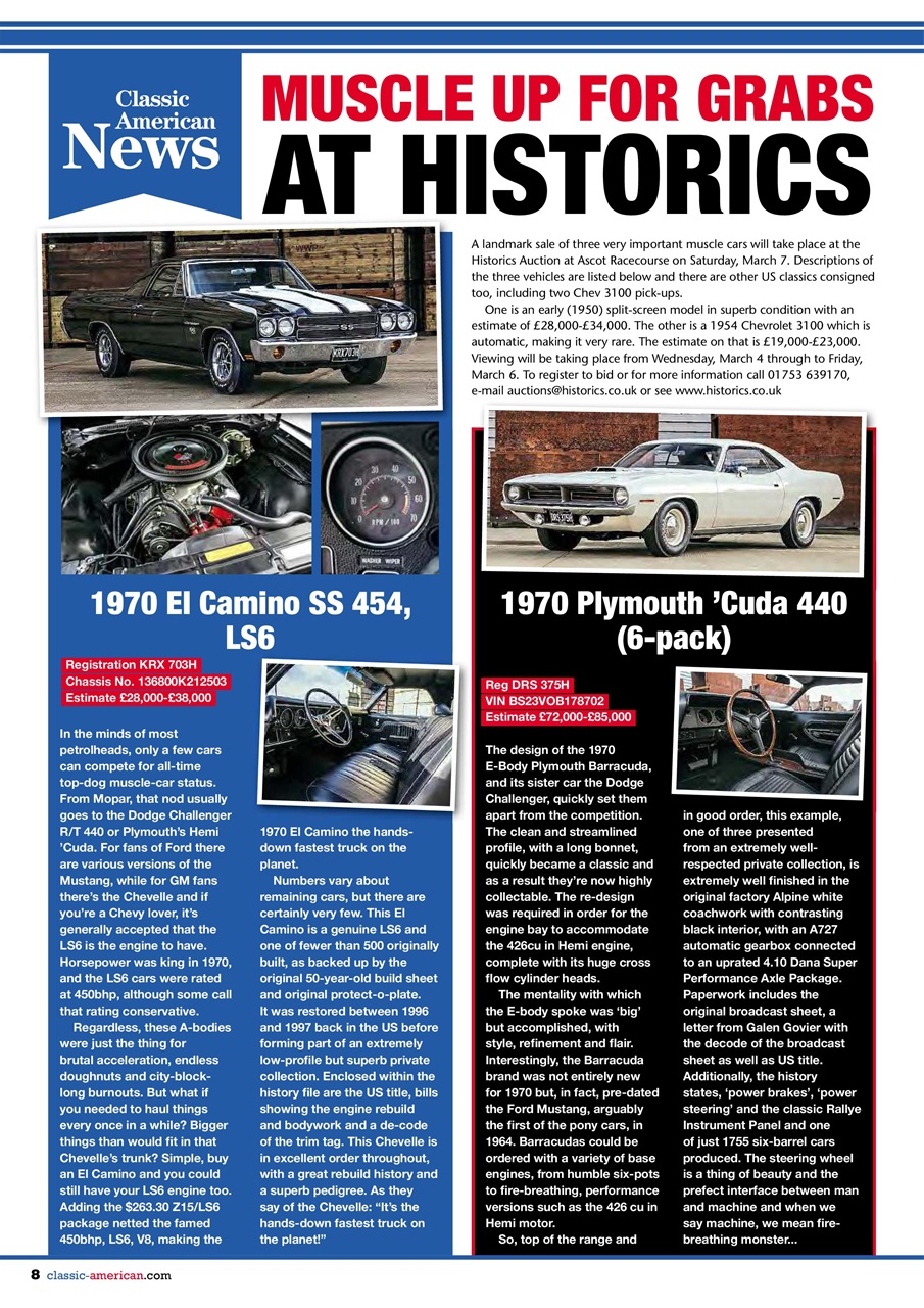 Classic American Magazine Preview Pages