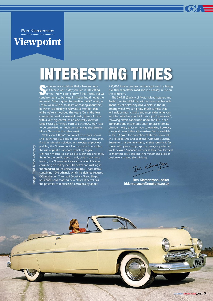Classic American Magazine Preview Pages