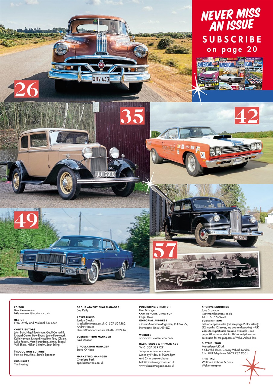 Classic American Magazine Preview Pages