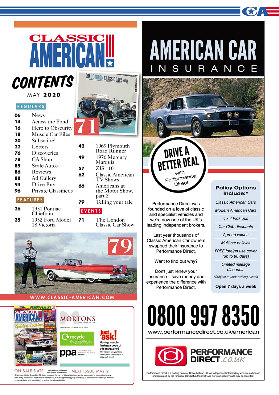 Classic American Magazine Preview Pages