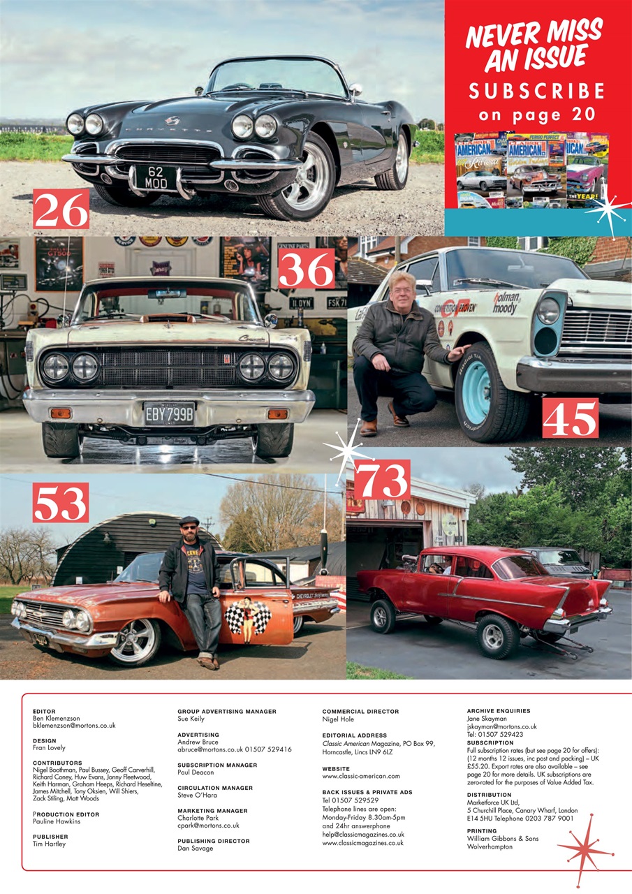 Classic American Magazine Preview Pages