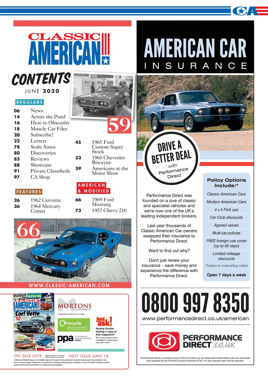 Classic American Magazine Preview Pages