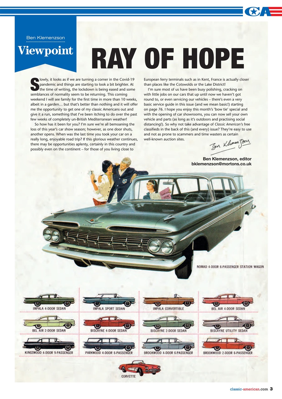 Classic American Magazine Preview Pages