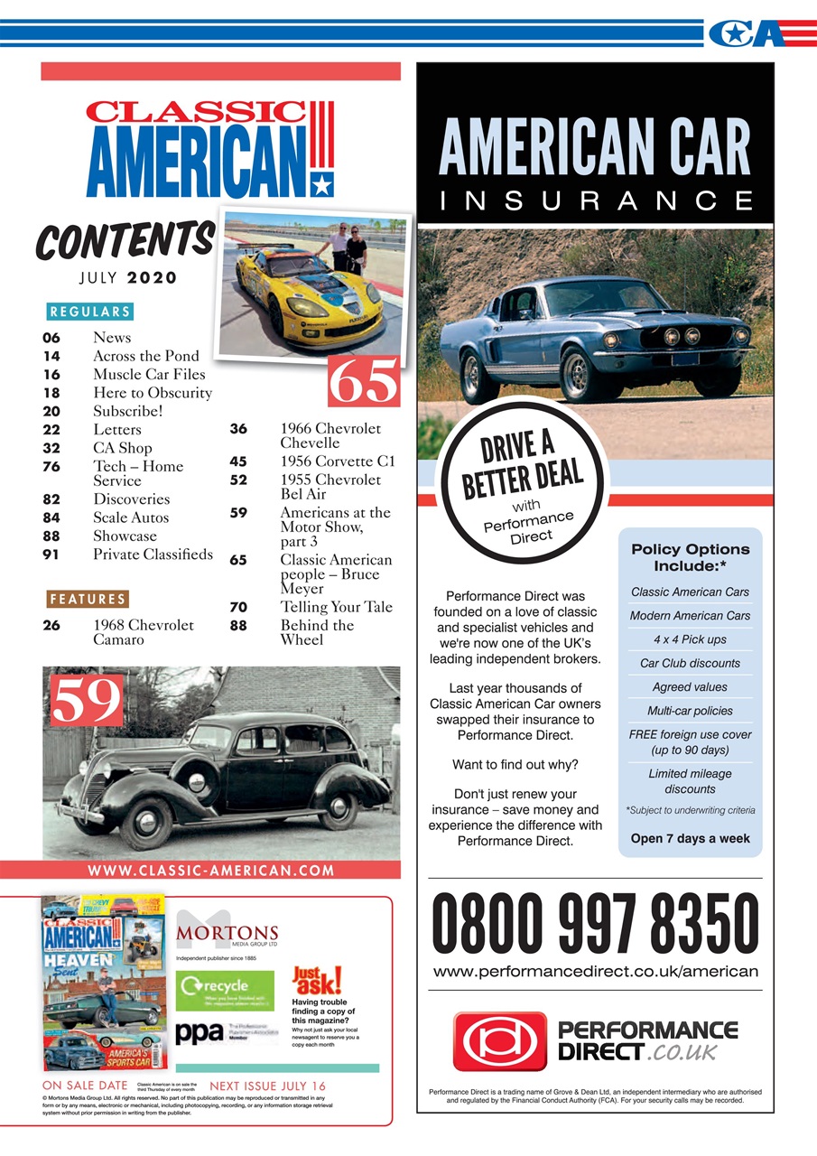 Classic American Magazine Preview Pages