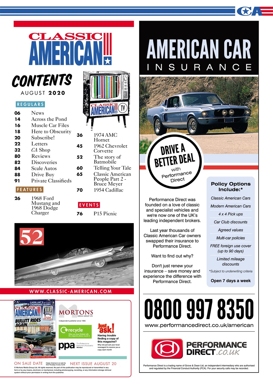 Classic American Magazine Preview Pages