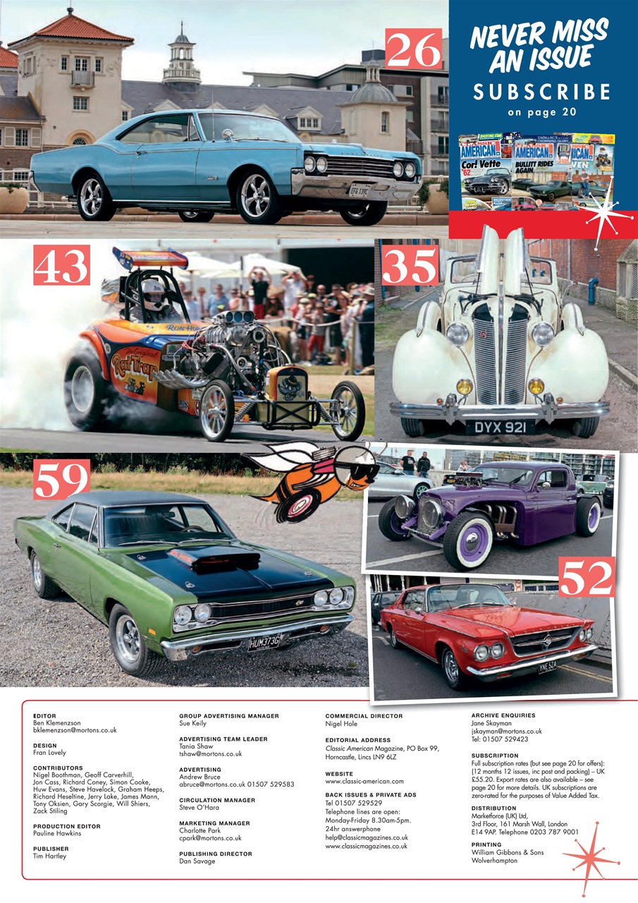 Classic American Magazine Preview Pages