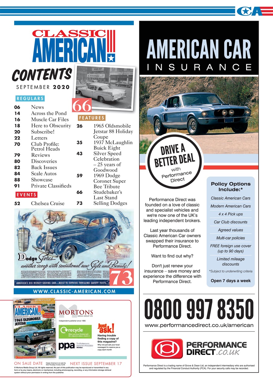 Classic American Magazine Preview Pages