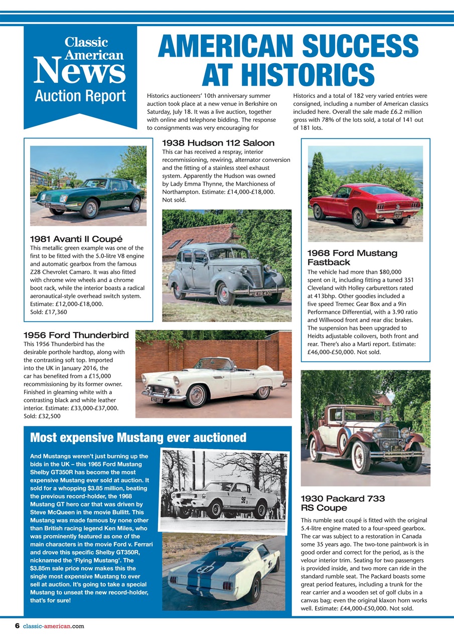 Classic American Magazine Preview Pages