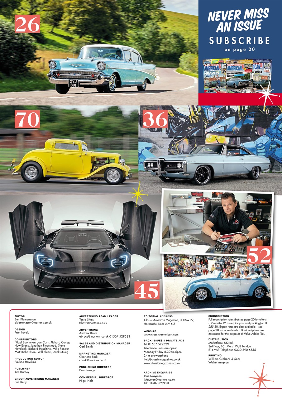 Classic American Magazine Preview Pages