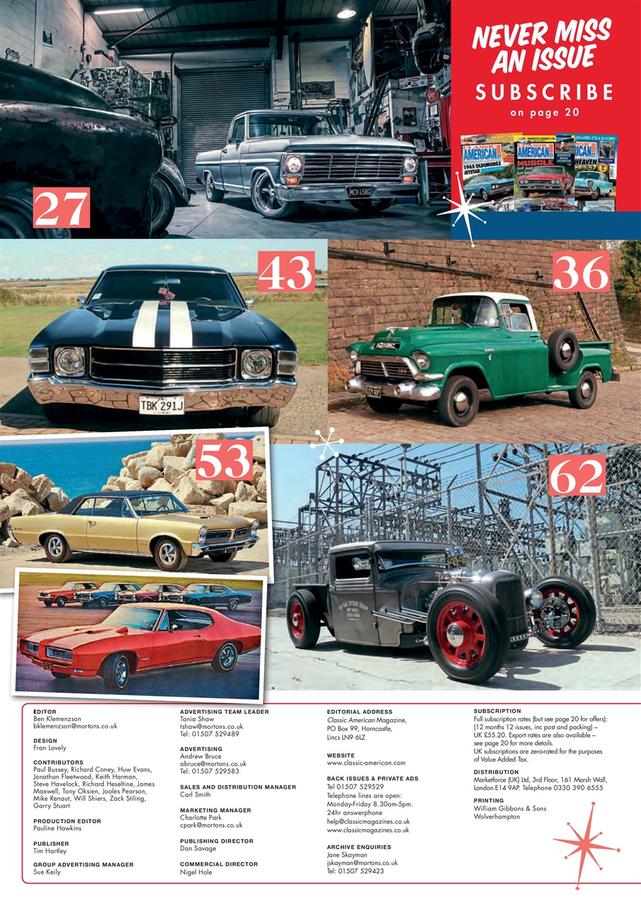 Classic American Magazine Preview Pages