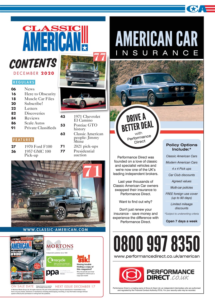 Classic American Magazine Preview Pages