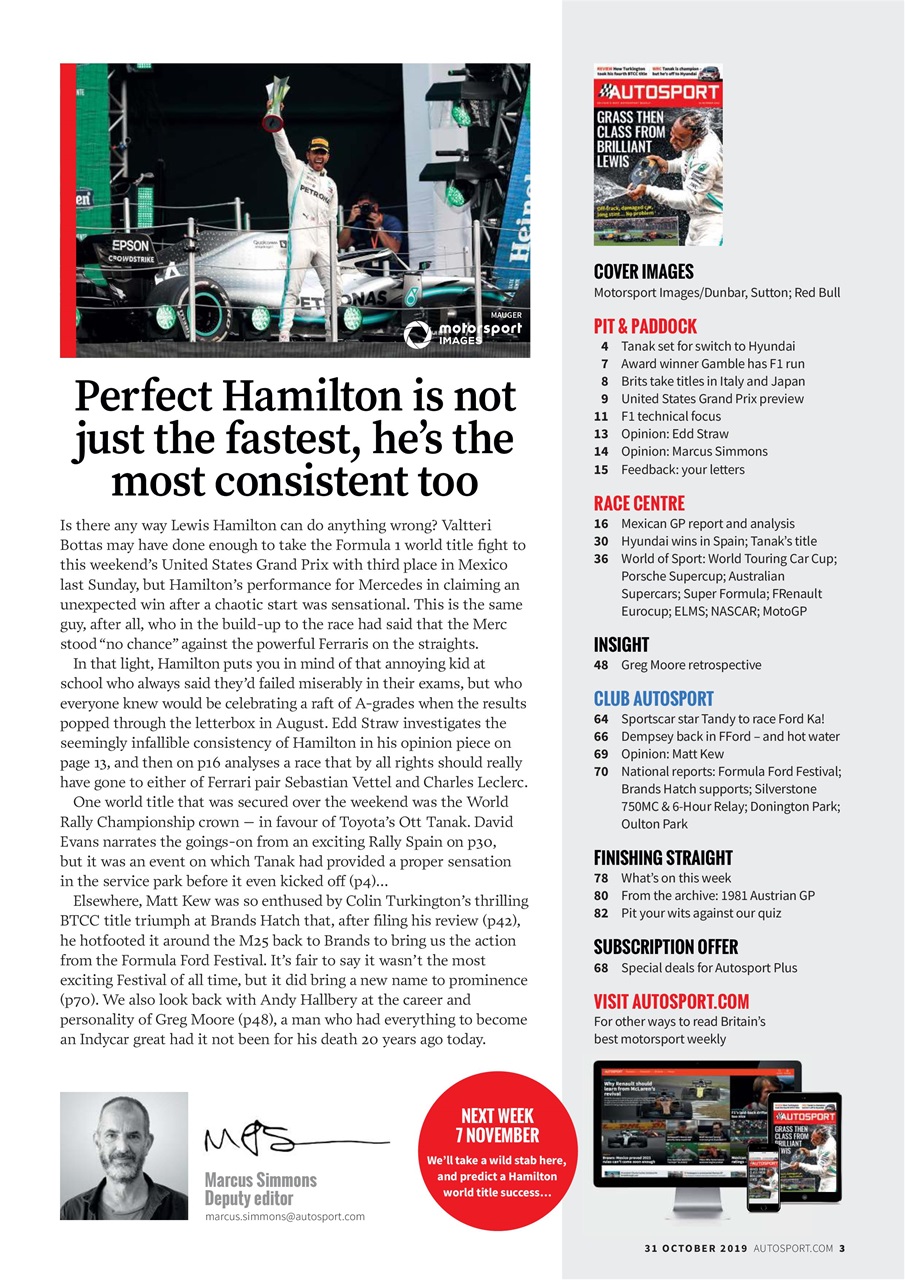 Autosport Preview Pages