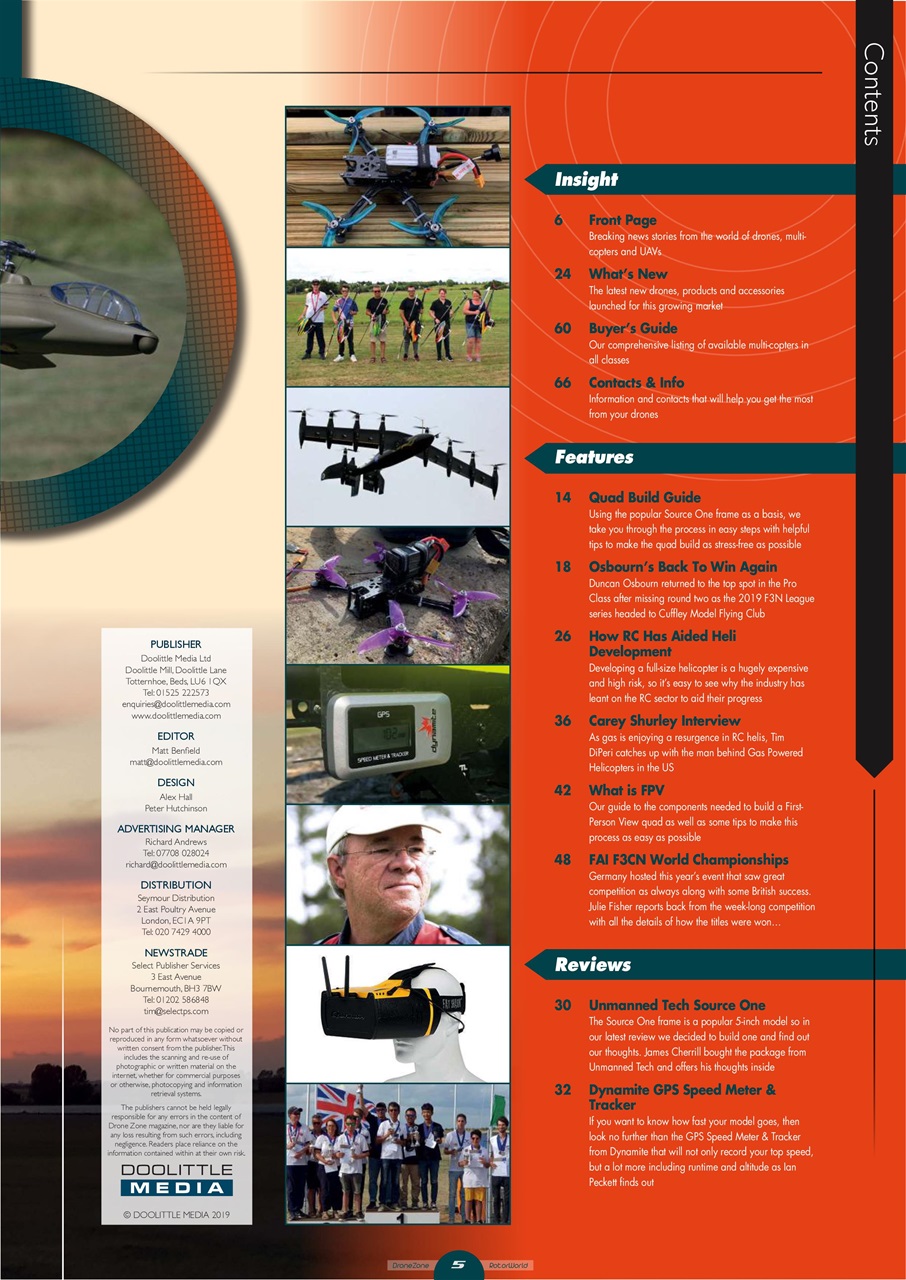 Radio Control DroneZone Preview Pages