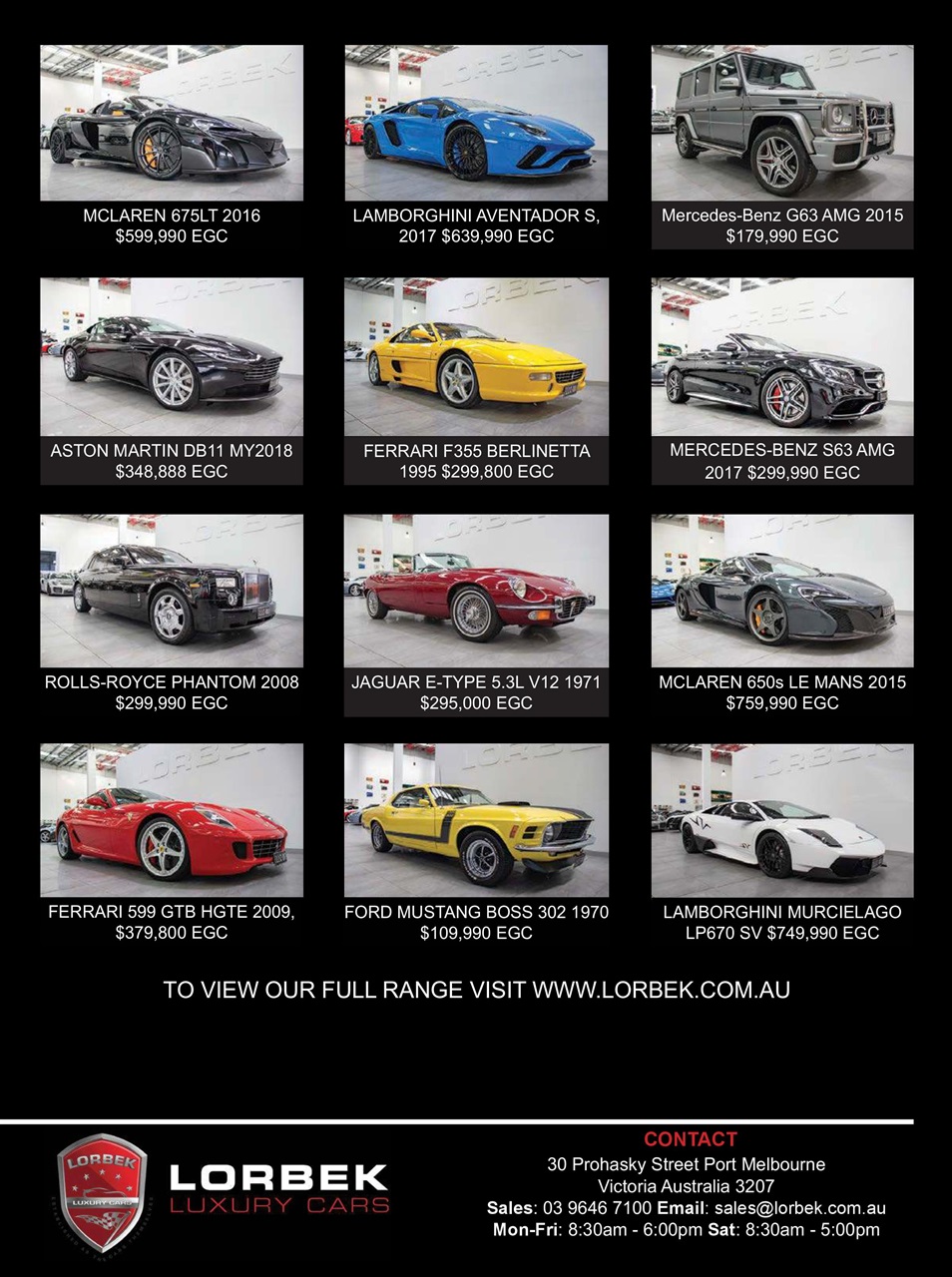 JUST CARS Preview Pages