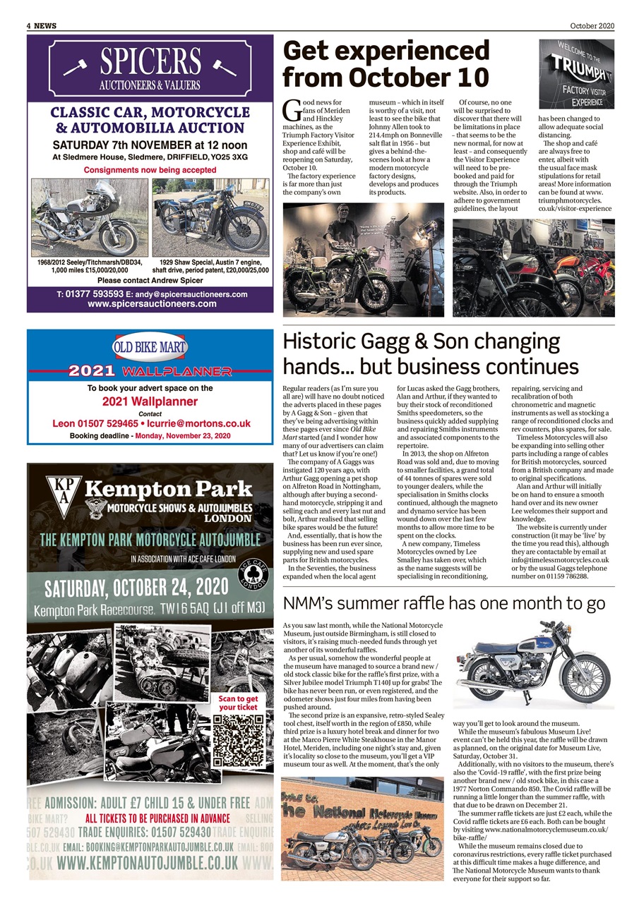Old Bike Mart Preview Pages