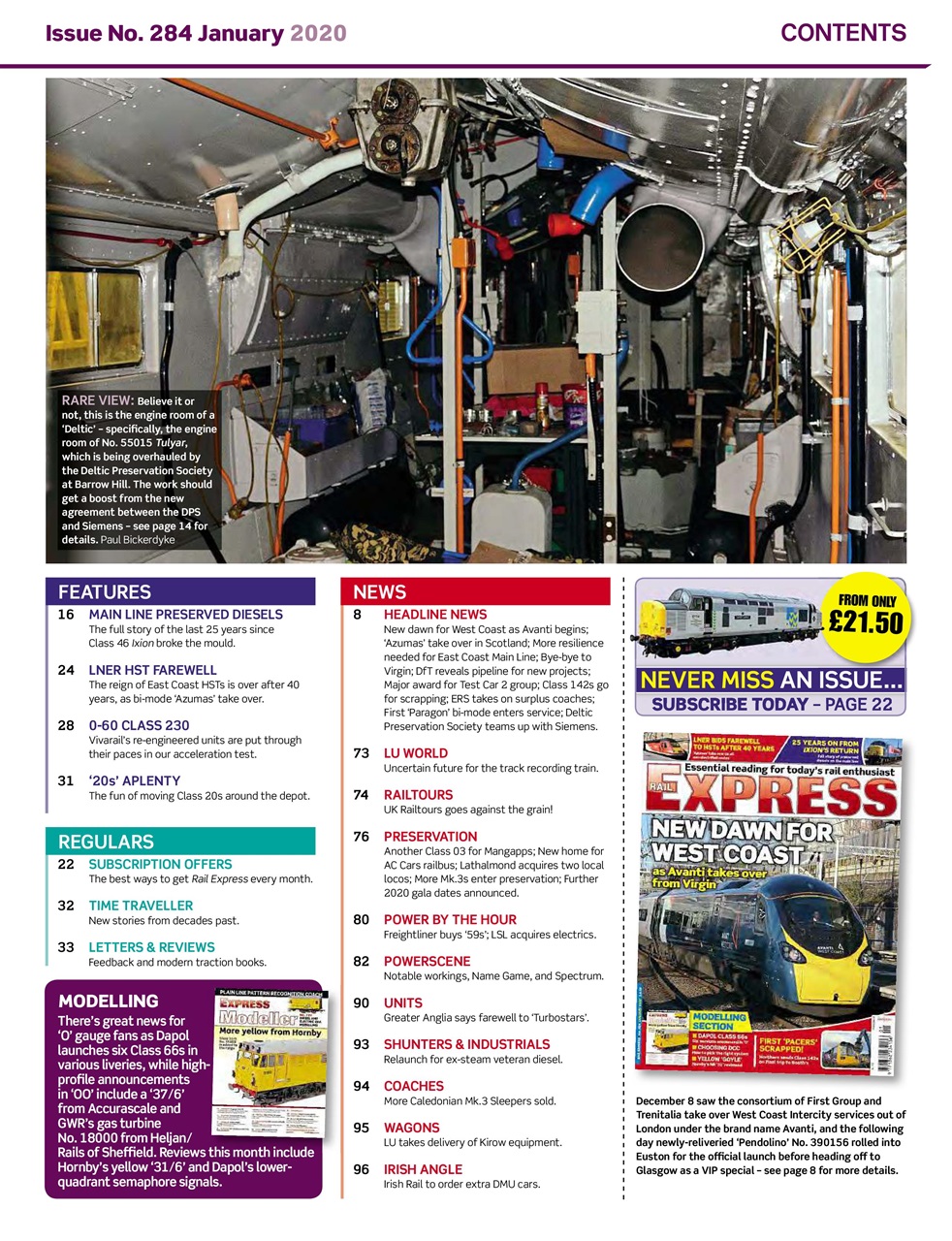 Rail Express Preview Pages