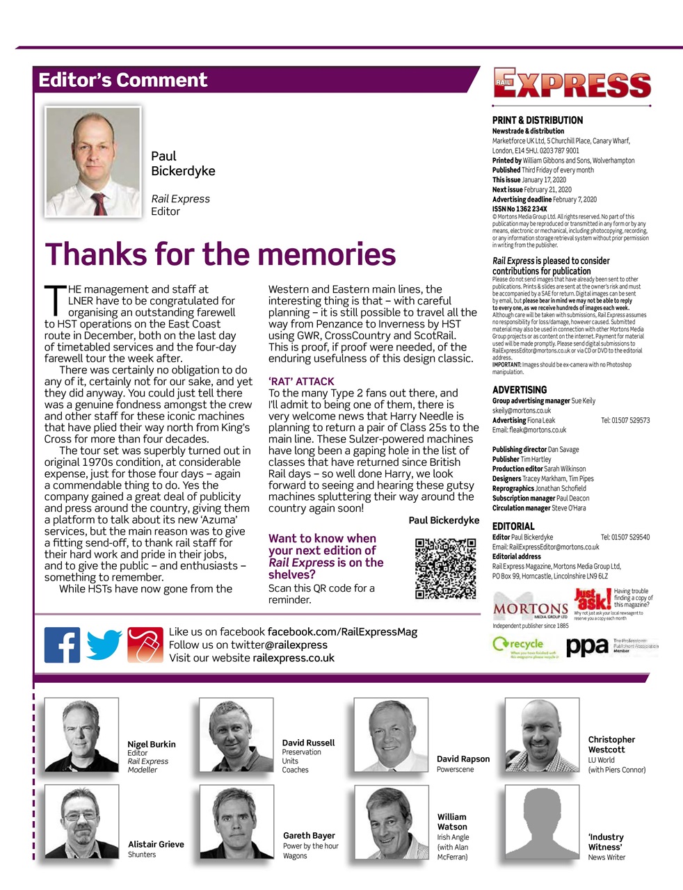 Rail Express Preview Pages