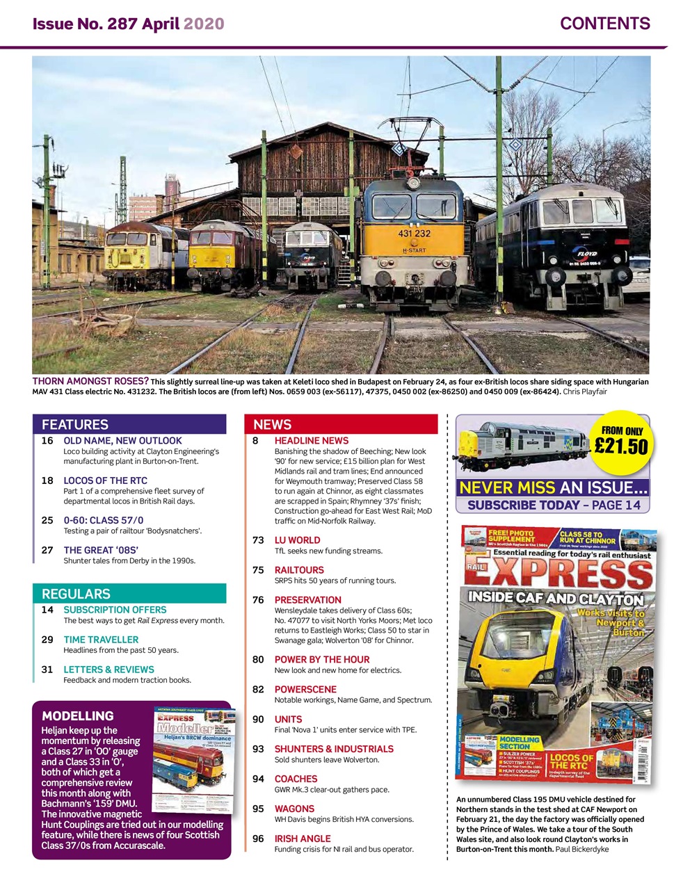 Rail Express Preview Pages