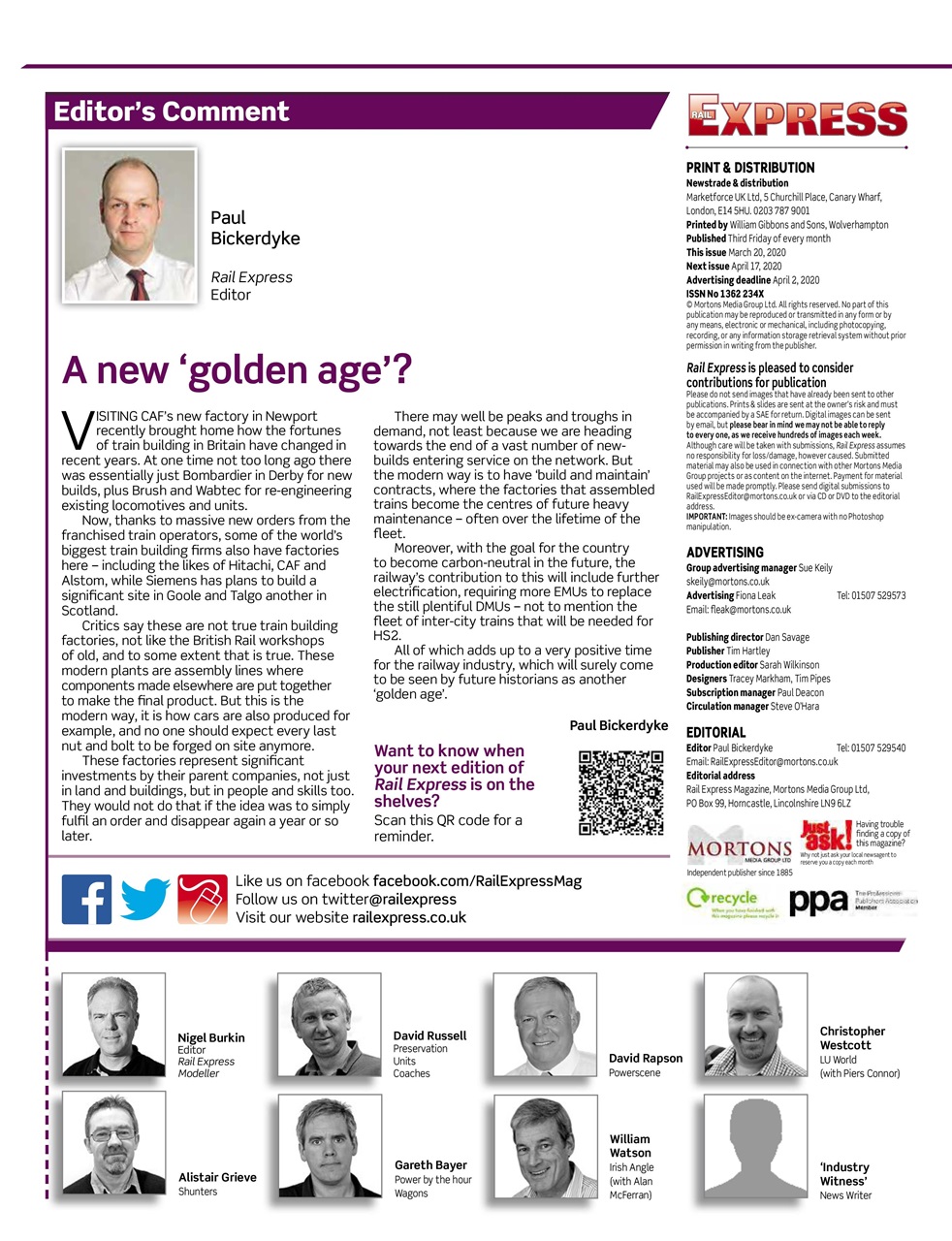 Rail Express Preview Pages