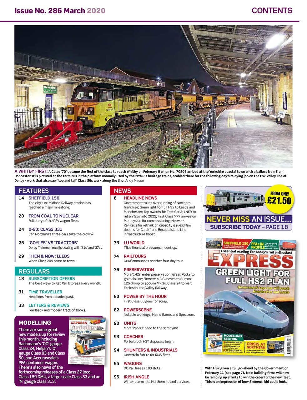 Rail Express Preview Pages