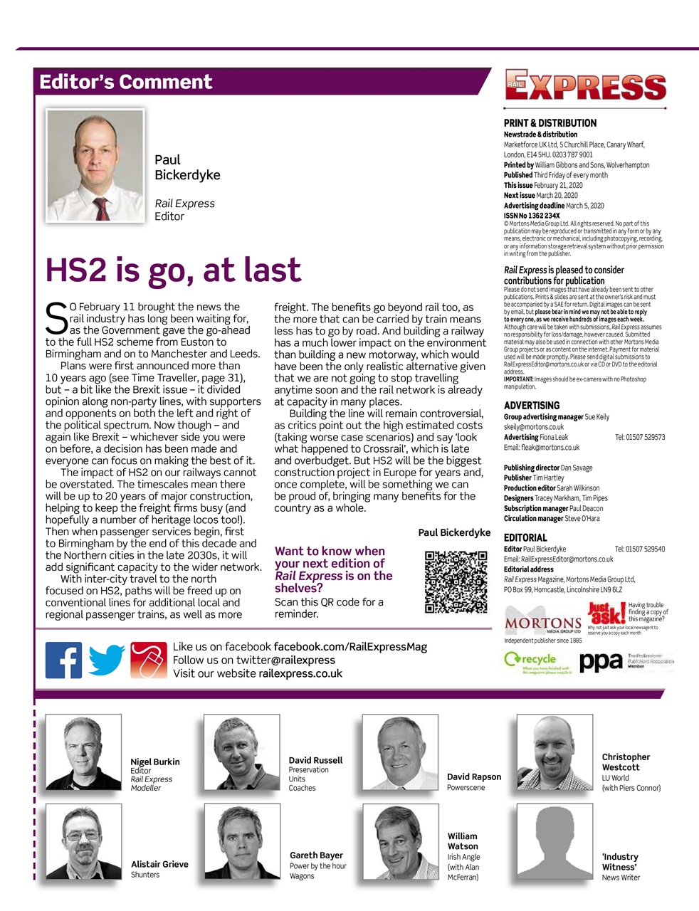 Rail Express Preview Pages