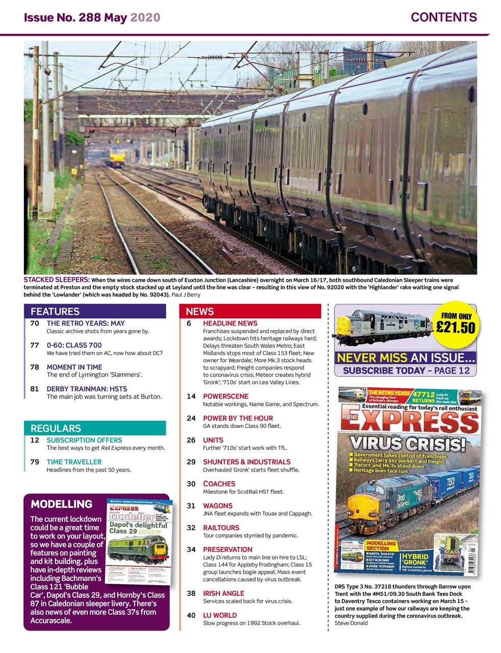 Rail Express Preview Pages