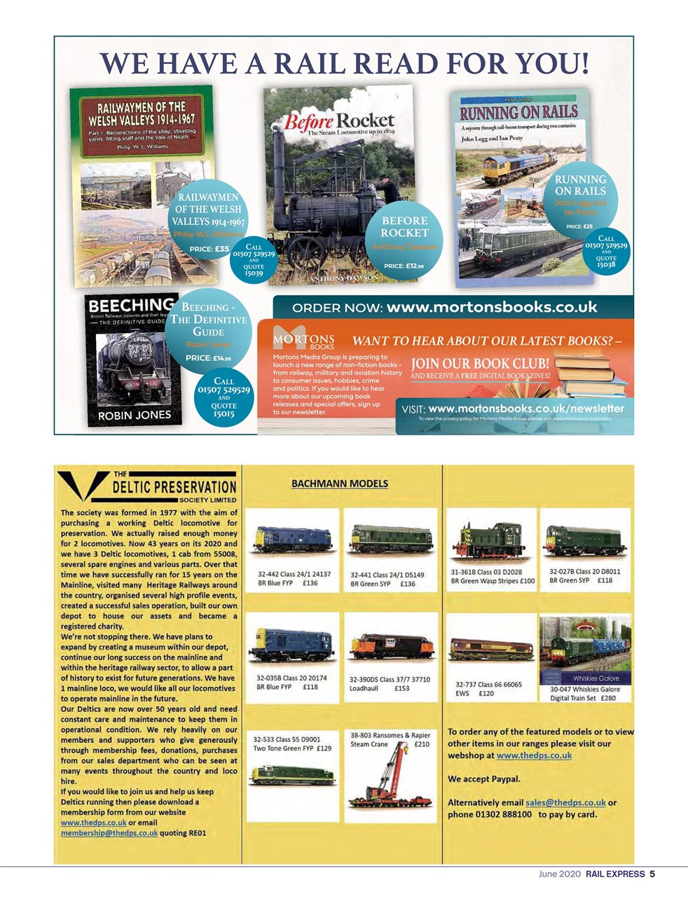 Rail Express Preview Pages