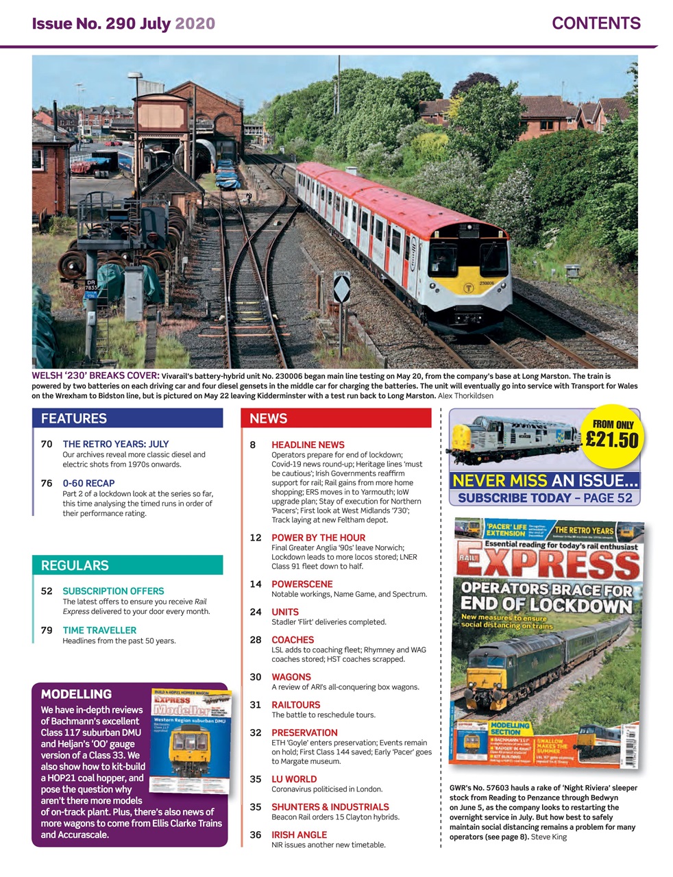Rail Express Preview Pages