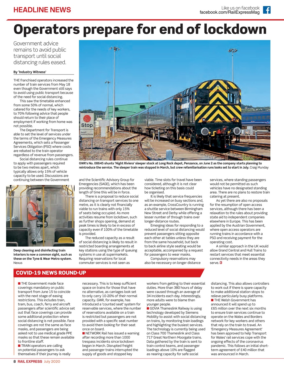 Rail Express Preview Pages