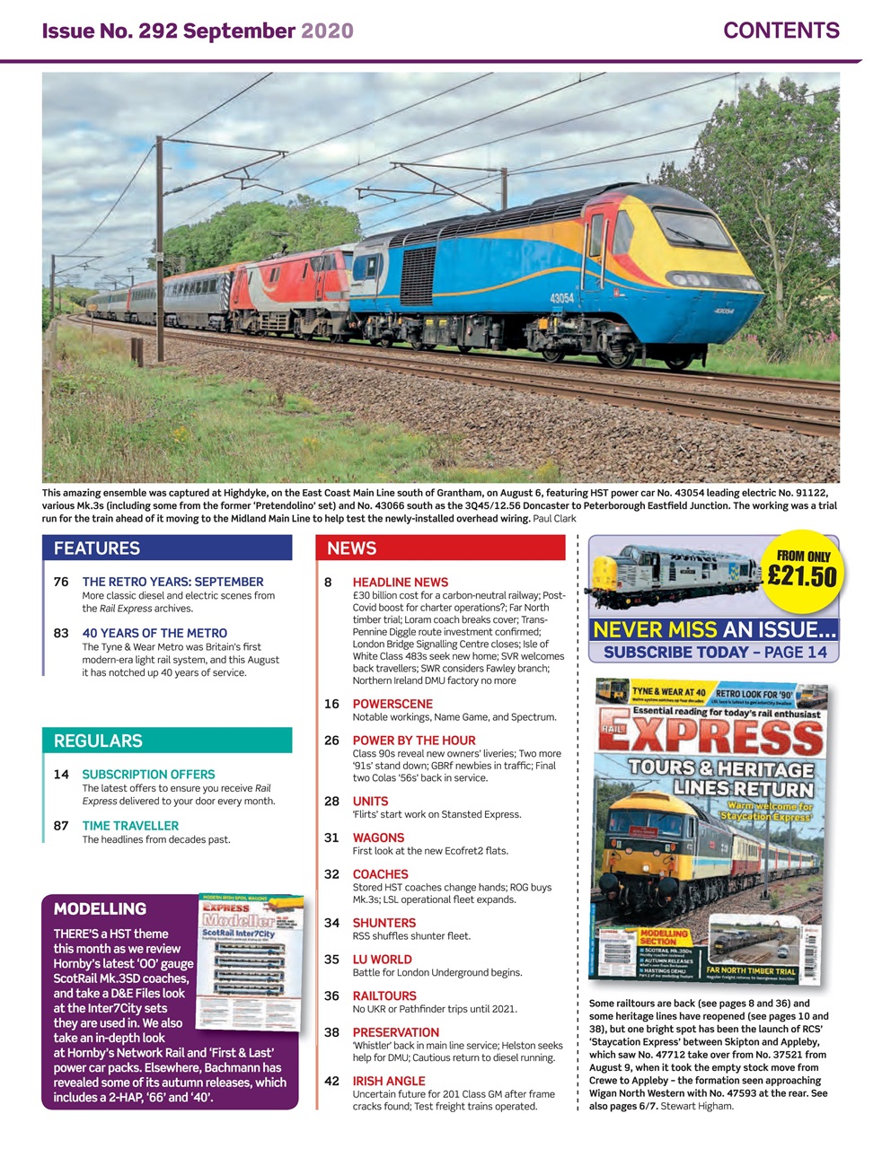 Rail Express Preview Pages