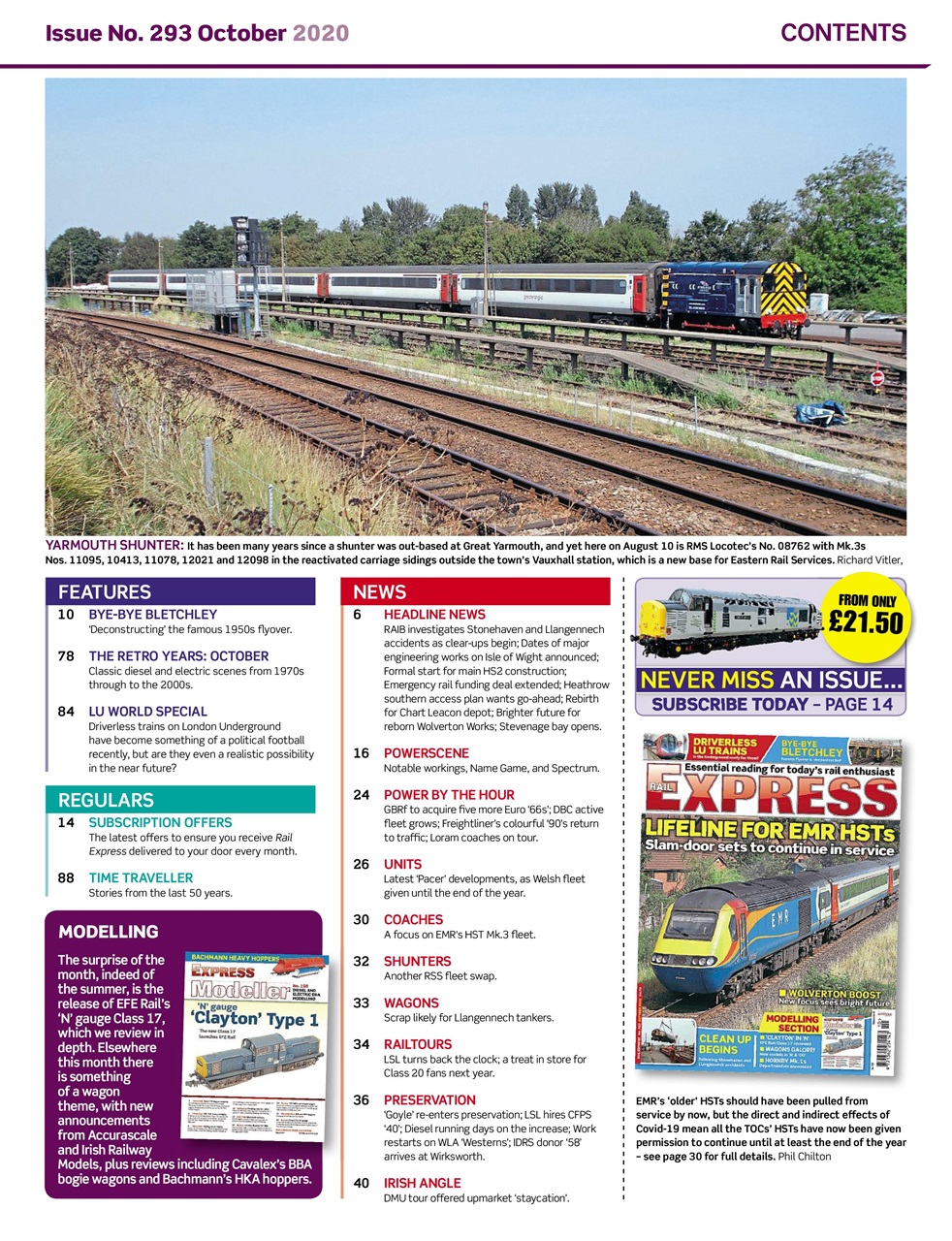 Rail Express Preview Pages
