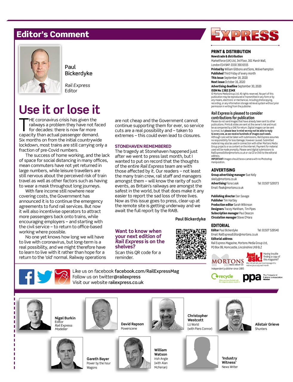 Rail Express Preview Pages
