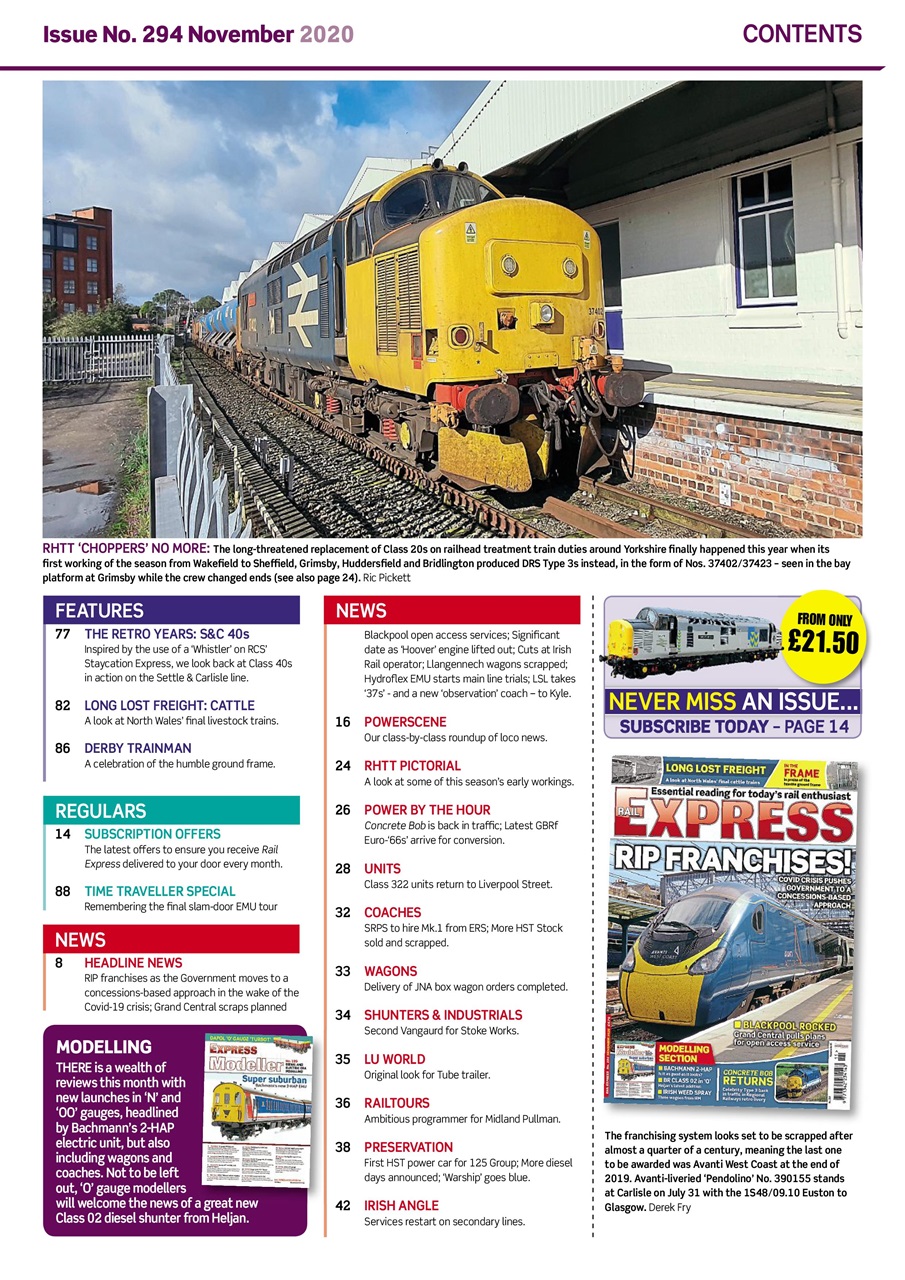 Rail Express Preview Pages