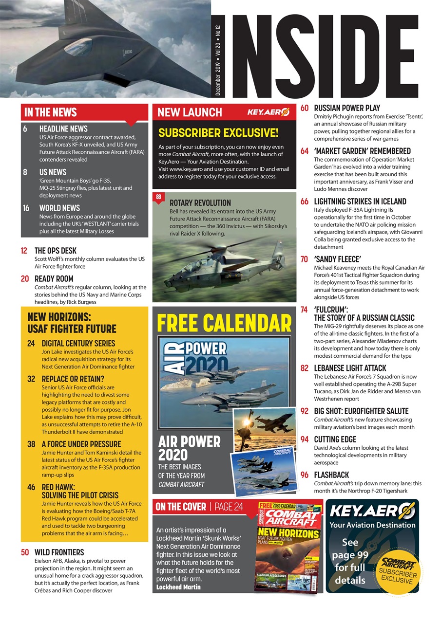 Combat Aircraft Journal Preview Pages