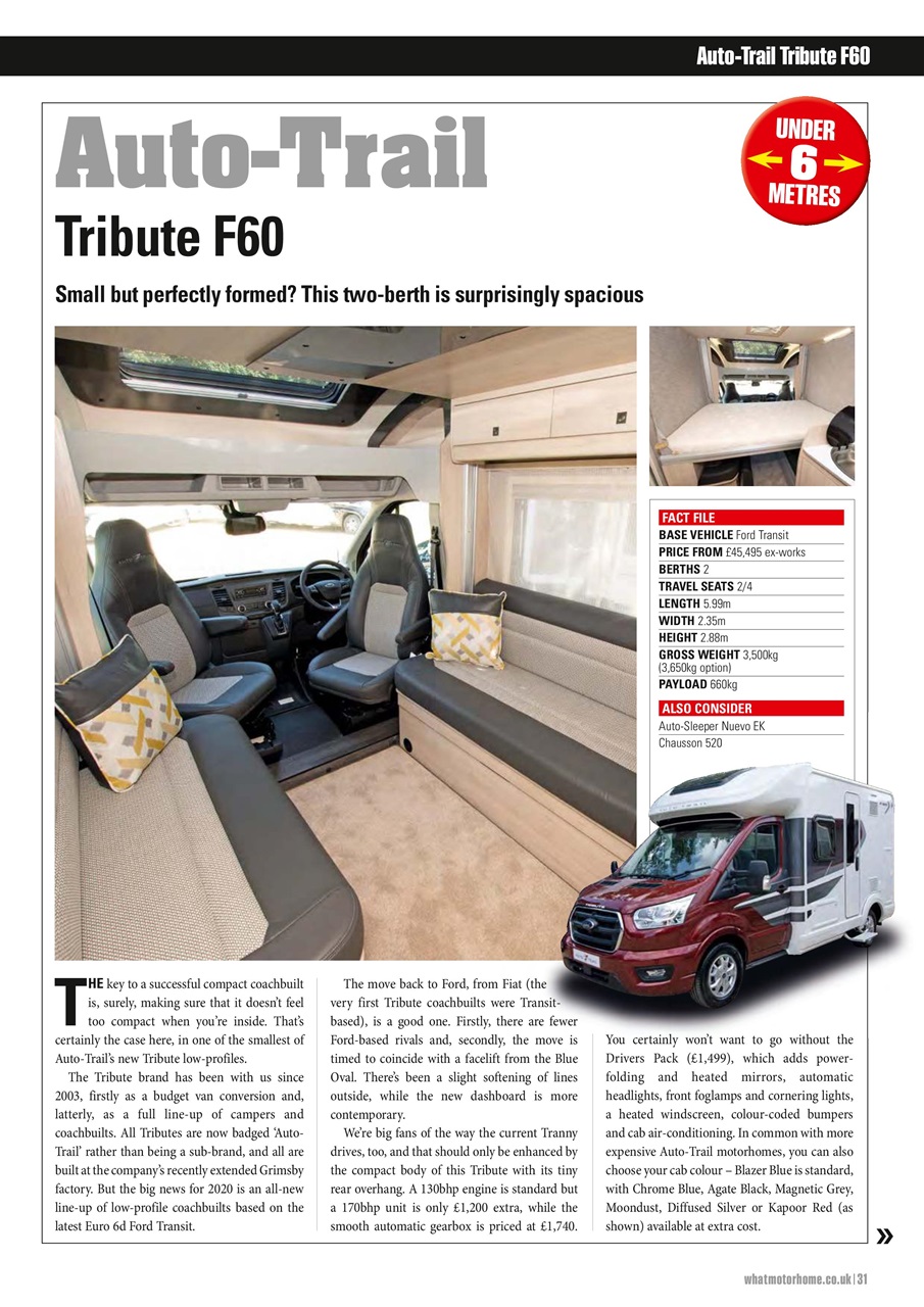 What Motorhome magazine Preview Pages