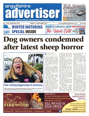 Argyllshire Advertiser issue 01 Novermber 2019