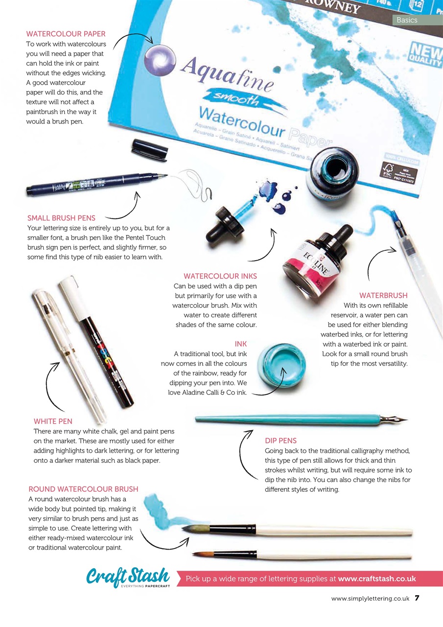 Simply Lettering Preview Pages